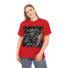 12022-2.jpg Black man warrior tshirt Cotton BLM crewneck t-shirt Mens flowers short sleeve jersey Masculine armor top