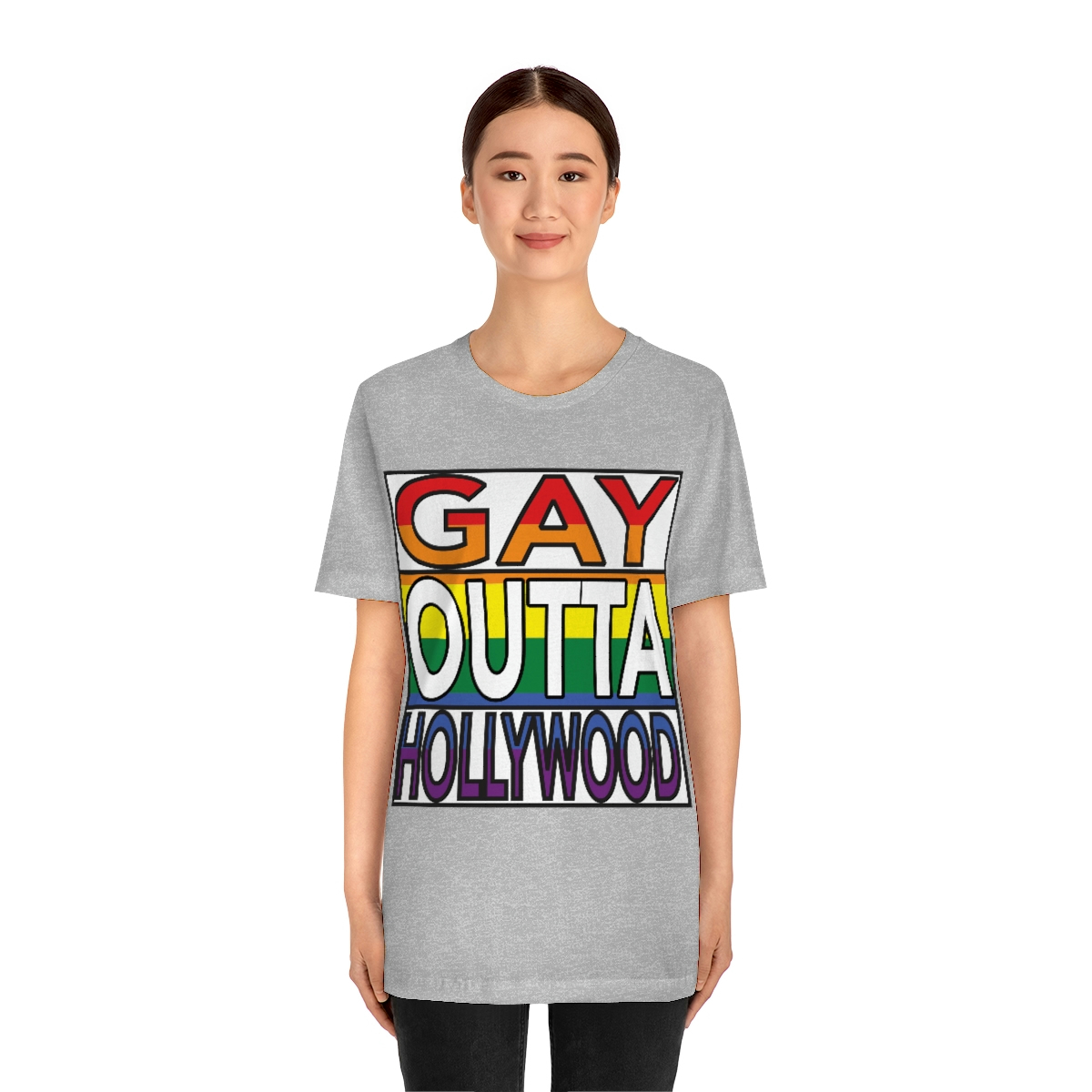18078-1.jpg Gay Hollywood unisex short sleeve jersey