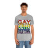 18078-11.jpg Personalized Gay Mens tshirt Queer crewneck Soft Cotton t-shirt rainbow jersey Queer unisex short sleeve top Pride colorful shirt