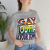 18078-14.jpg Personalized Gay Mens tshirt Queer crewneck Soft Cotton t-shirt rainbow jersey Queer unisex short sleeve top Pride colorful shirt
