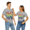 18078-17.jpg Personalized Gay Mens tshirt Queer crewneck Soft Cotton t-shirt rainbow jersey Queer unisex short sleeve top Pride colorful shirt