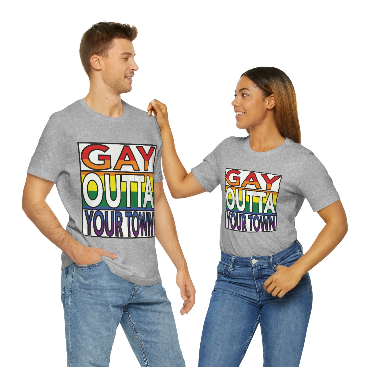 18078-17.jpg Personalized Gay Mens tshirt Queer crewneck Soft Cotton t-shirt rainbow jersey Queer unisex short sleeve top Pride colorful shirt