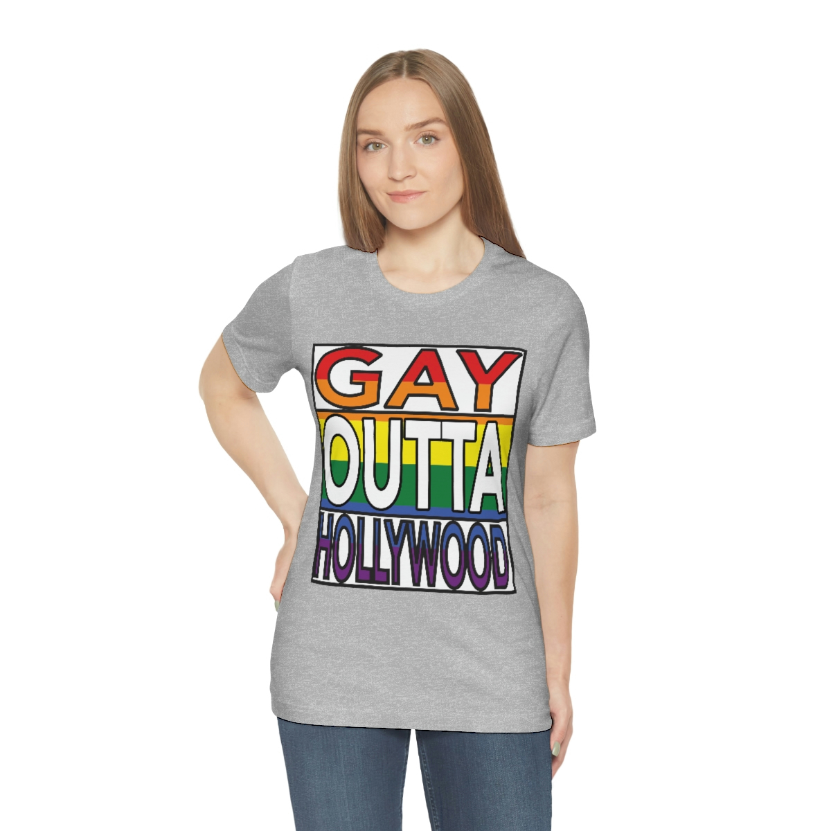 18078-3.jpg Gay Hollywood unisex short sleeve jersey