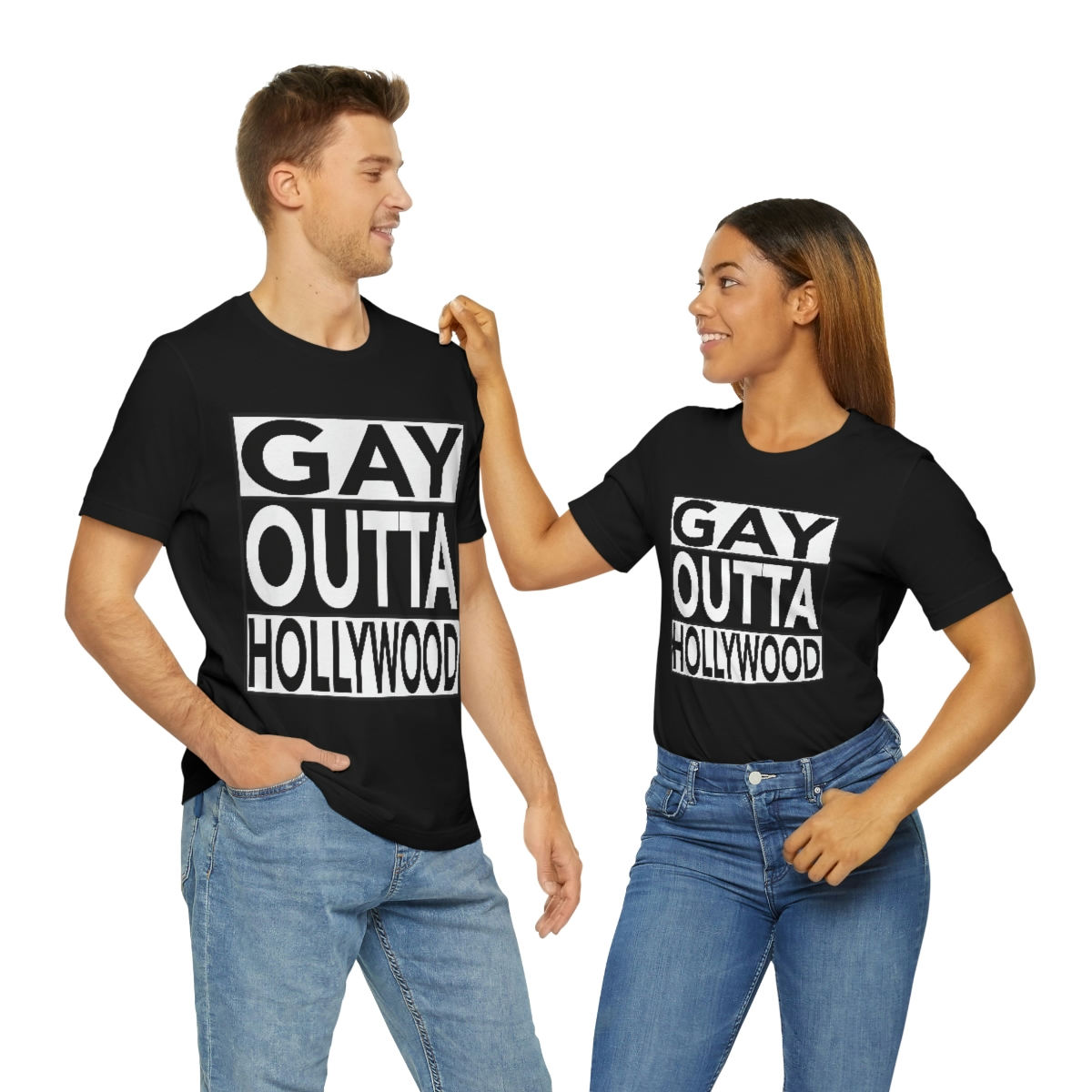 18102-8.jpg Gay Hollywood unisex short sleeve jersey