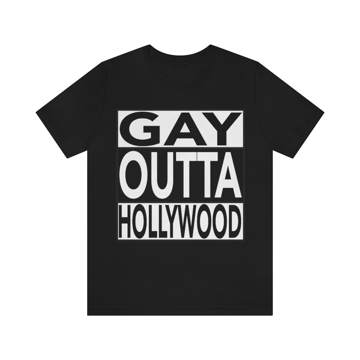 18102.jpg Gay Hollywood unisex short sleeve jersey