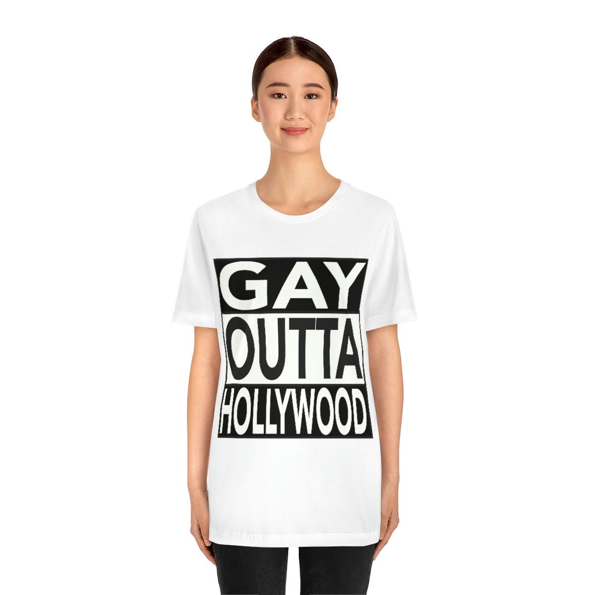 18542-1.jpg Gay Hollywood unisex short sleeve jersey