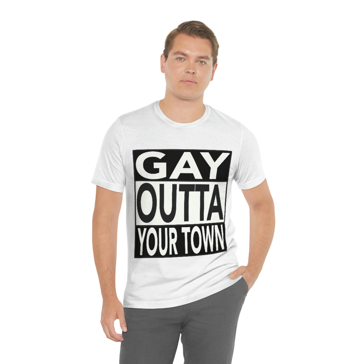 18542-13.jpg Personalized Gay Mens tshirt Queer crewneck Soft Cotton t-shirt rainbow jersey Queer unisex short sleeve top Pride colorful shirt