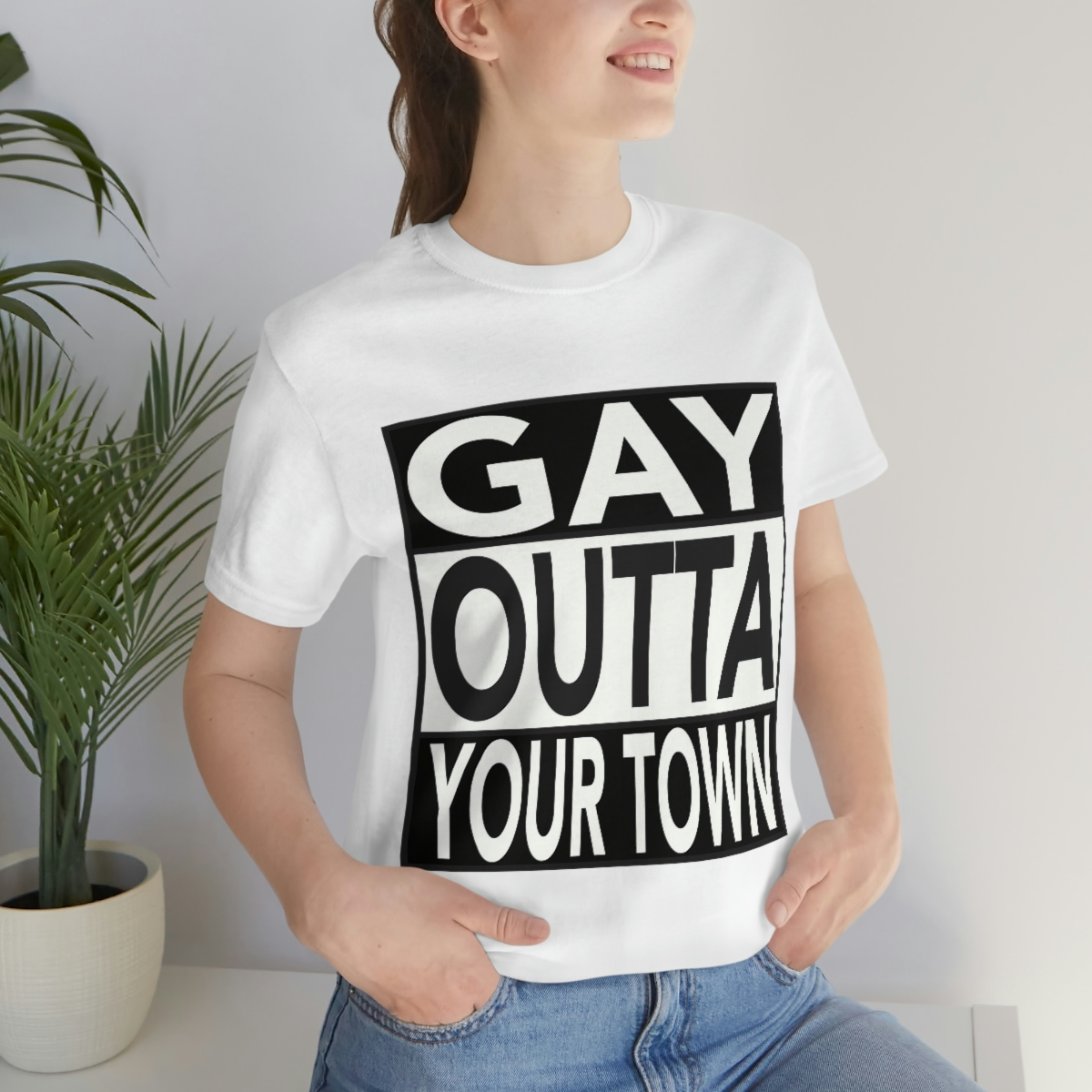 18542-14.jpg Personalized Gay Mens tshirt Queer crewneck Soft Cotton t-shirt rainbow jersey Queer unisex short sleeve top Pride colorful shirt
