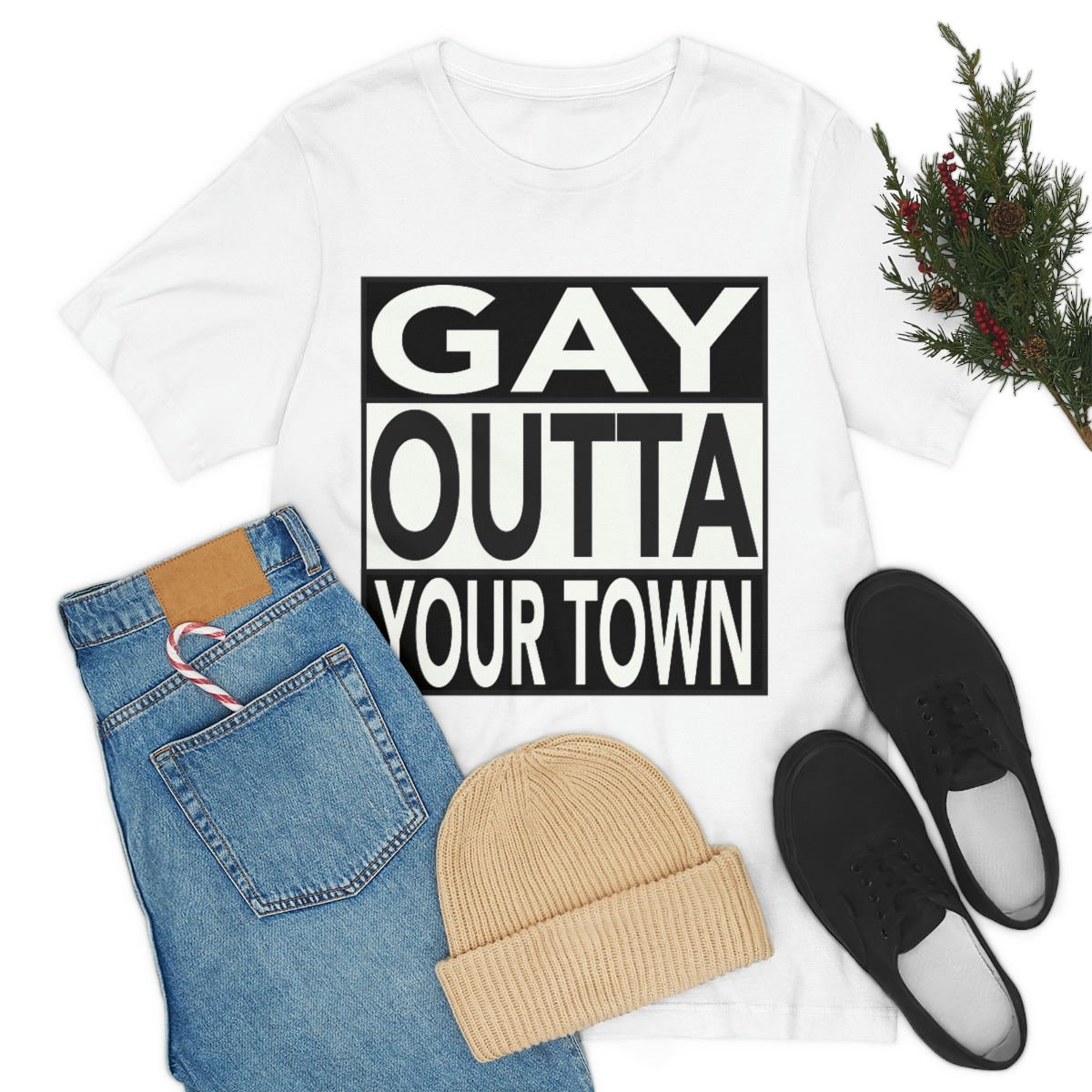18542-15.jpg Personalized Gay Mens tshirt Queer crewneck Soft Cotton t-shirt rainbow jersey Queer unisex short sleeve top Pride colorful shirt