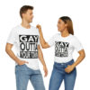 18542-17.jpg Personalized Gay Mens tshirt Queer crewneck Soft Cotton t-shirt rainbow jersey Queer unisex short sleeve top Pride colorful shirt