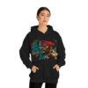 32920-1.jpg Black man warrior hoodie Cotton BLM sweatshirt Mens flowers long sleeve top Martial Arts drawstring
