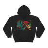 32920.jpg Black man warrior hoodie Cotton BLM sweatshirt Mens flowers long sleeve top Martial Arts drawstring