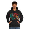 32920-2.jpg Black man warrior hoodie Cotton BLM sweatshirt Mens flowers long sleeve top Martial Arts drawstring