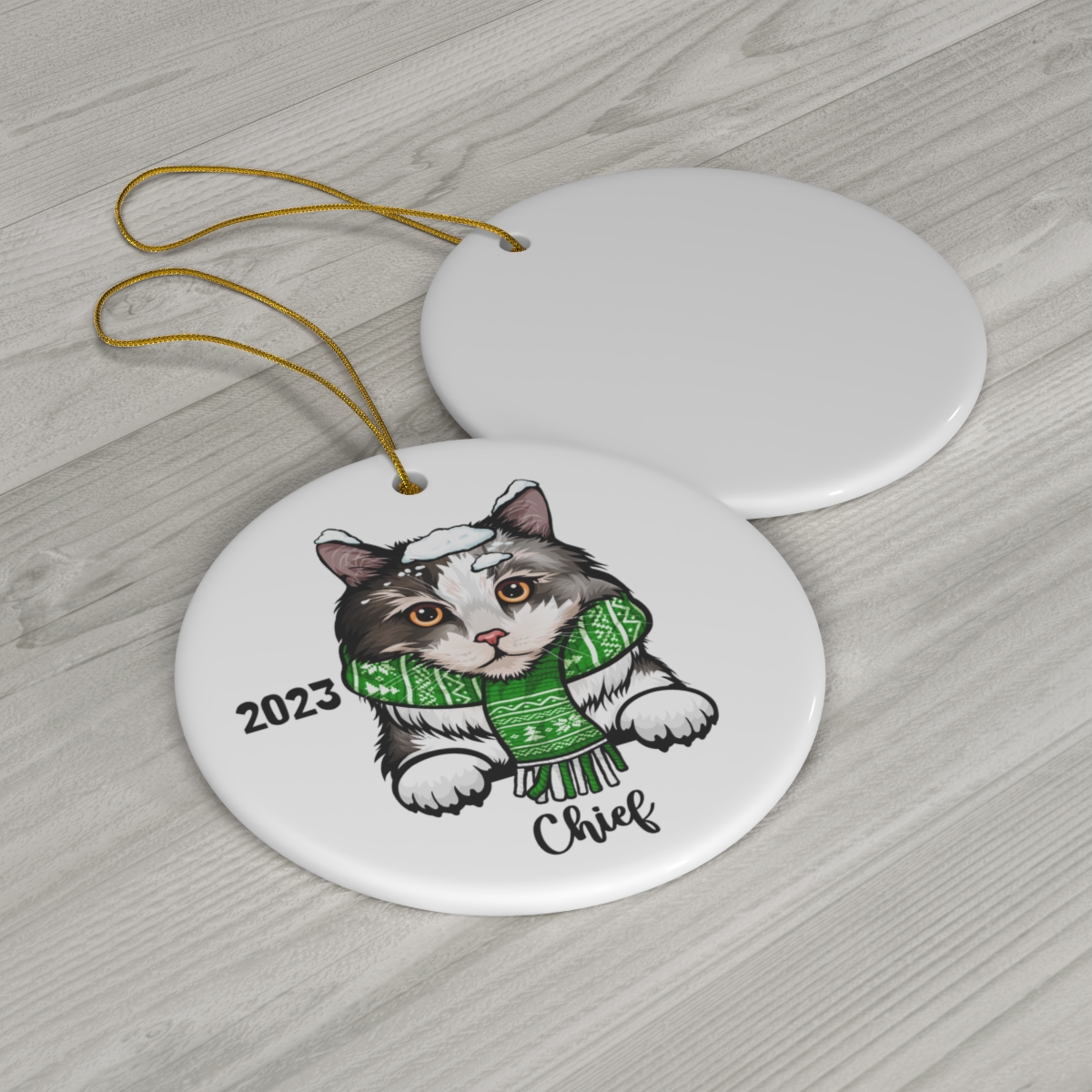 69368-114.jpg Ragamuffin Cat Ceramic Ornament A