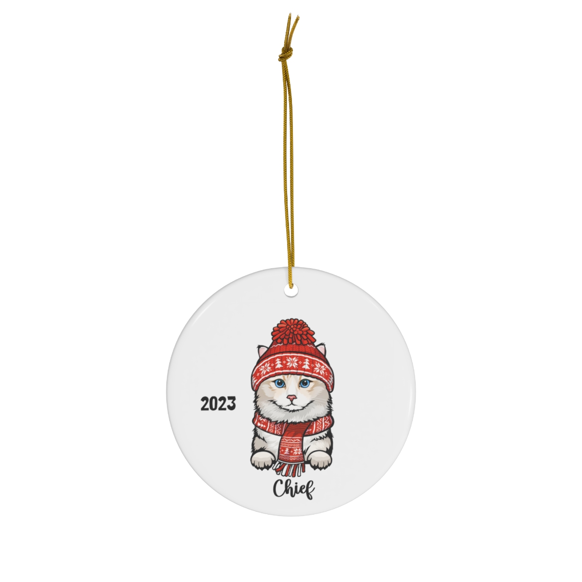 69368-140.jpg Ragdoll Cat Ceramic Ornament D