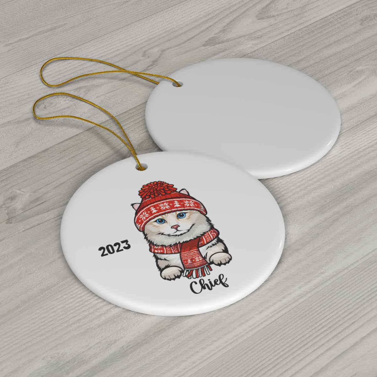 69368-142.jpg Ragdoll Cat Ceramic Ornament D