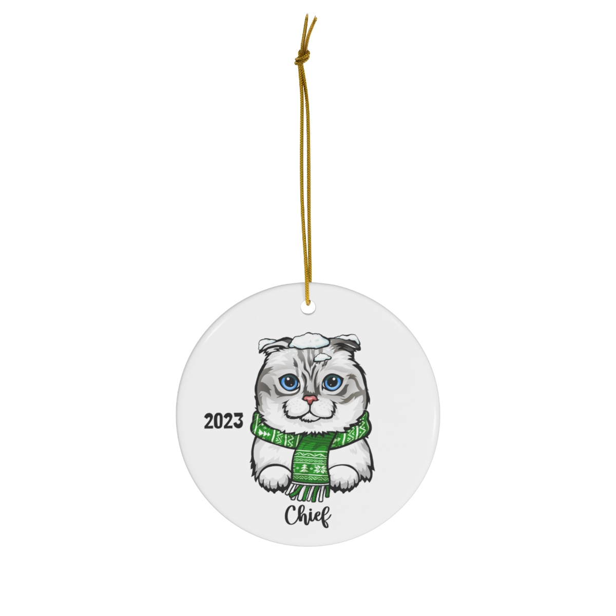69368-144.jpg Scottish Fold Cat Ceramic Ornament A