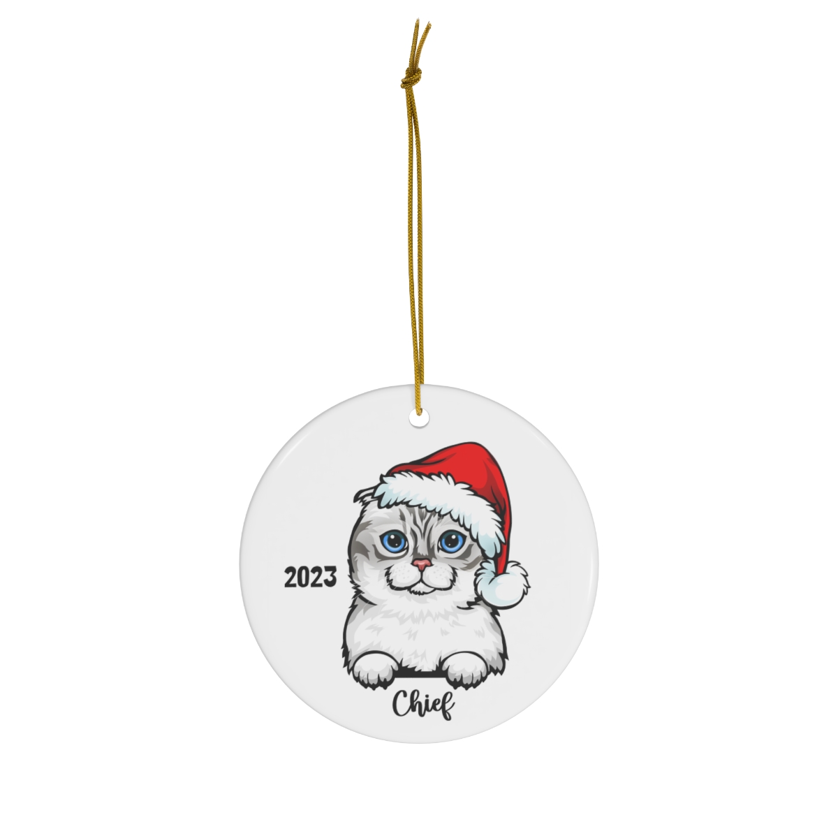 69368-148.jpg Scottish Fold Cat Ceramic Ornament B