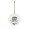 Scottish Fold Cat Ceramic Ornament C