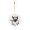 Siamese Cat Ceramic Ornament C