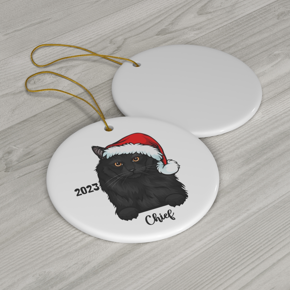 Nebelung Cat Ceramic Ornament B