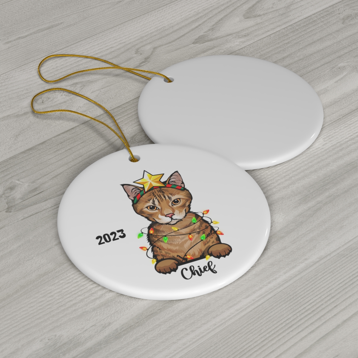 69368-58.jpg Ocicat Cat Ceramic Ornament C