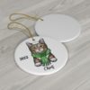 Manx Cat Ceramic Ornament A