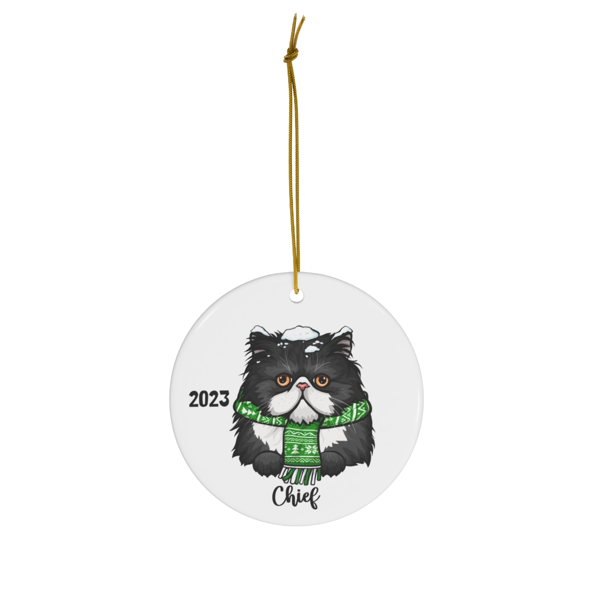 69368-80.jpg Persian Cat Ceramic Ornament A