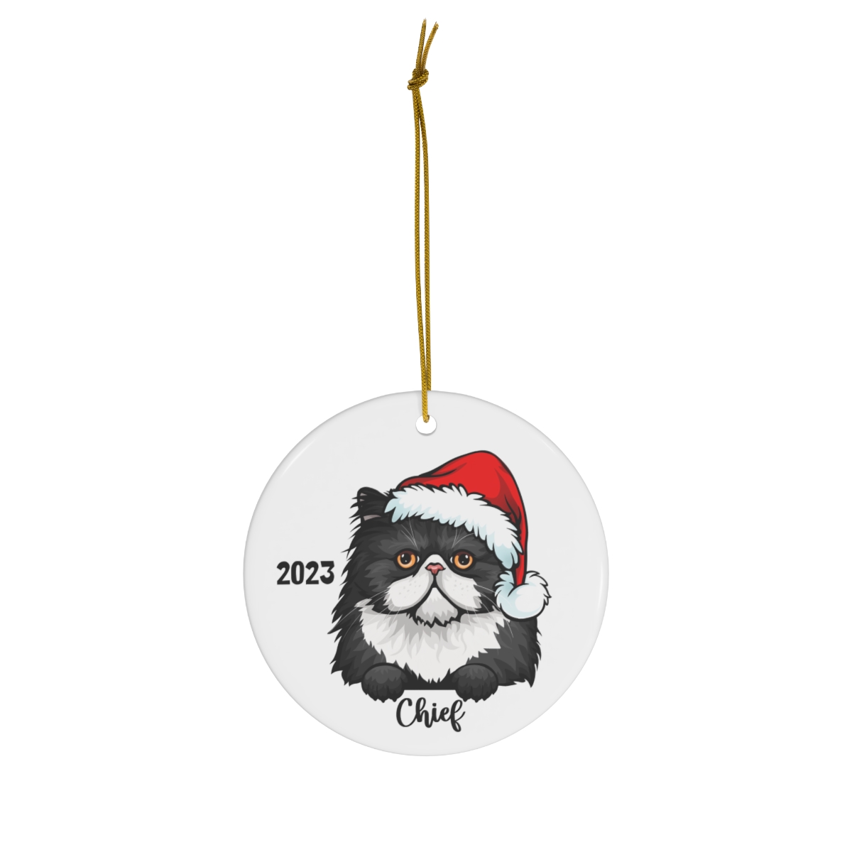 69368-84.jpg Persian Cat Ceramic Ornament B