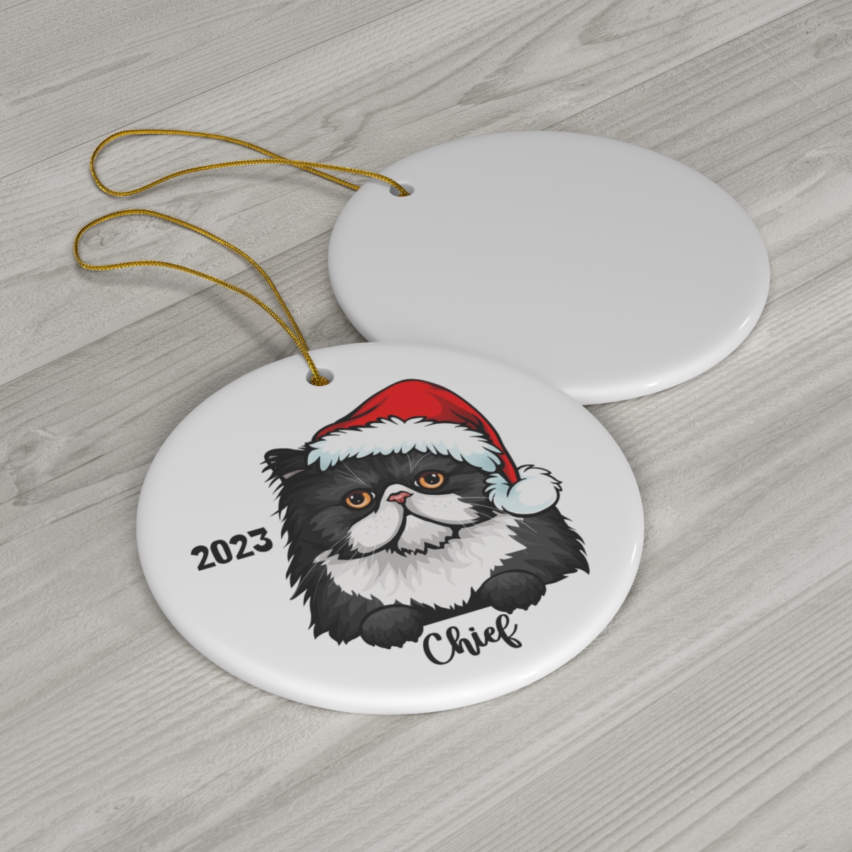 69368-86.jpg Persian Cat Ceramic Ornament B
