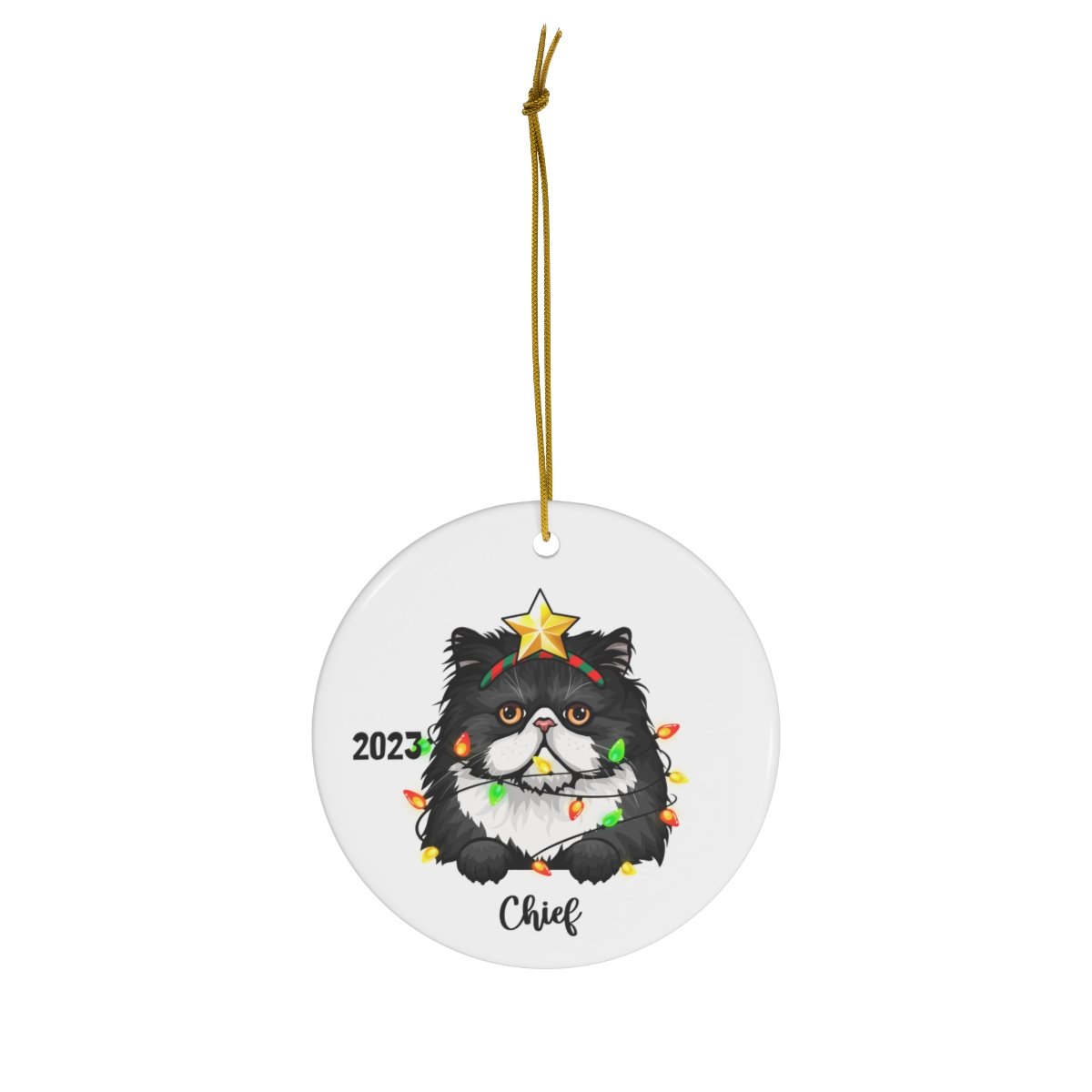 69368-88.jpg Persian Cat Ceramic Ornament C
