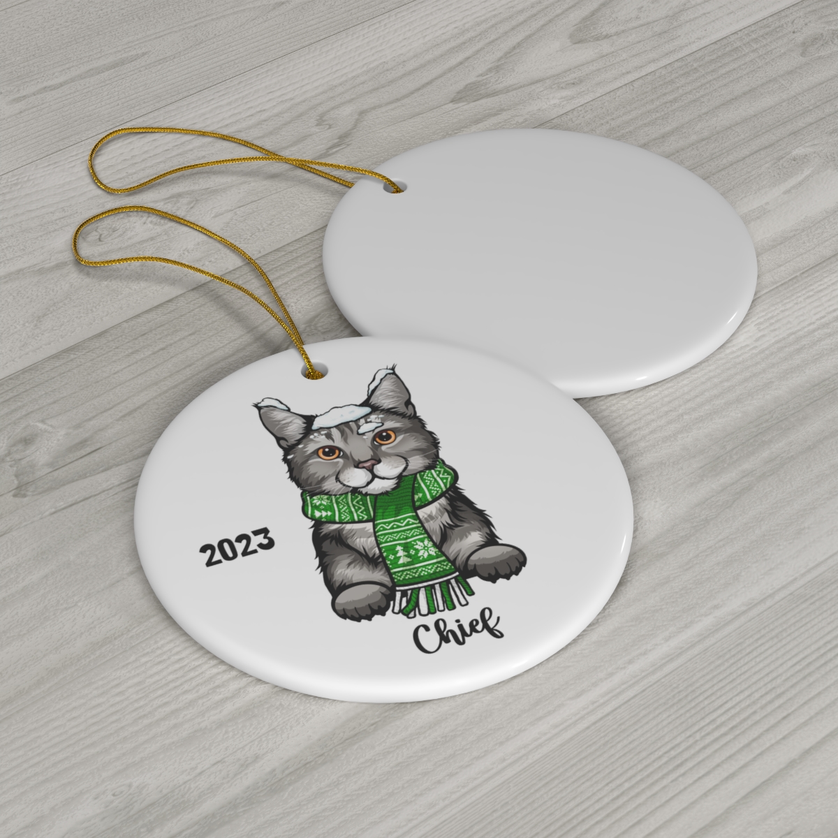 69368-98.jpg Pixiebob Cat Ceramic Ornament A